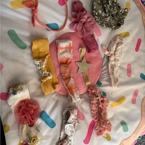 Baby girl headband bundle
